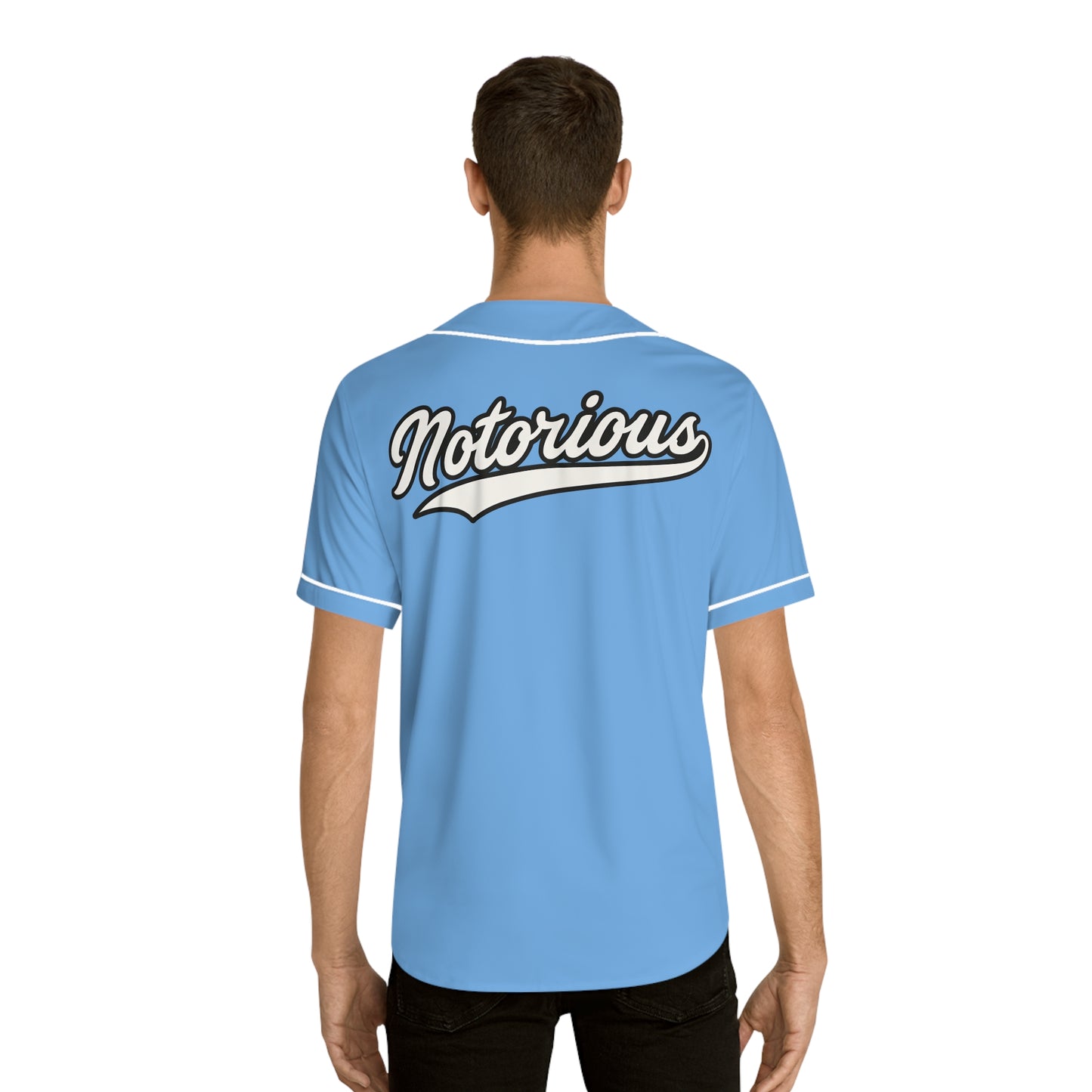 'Notorious' - Unisex Light Blue Jersey