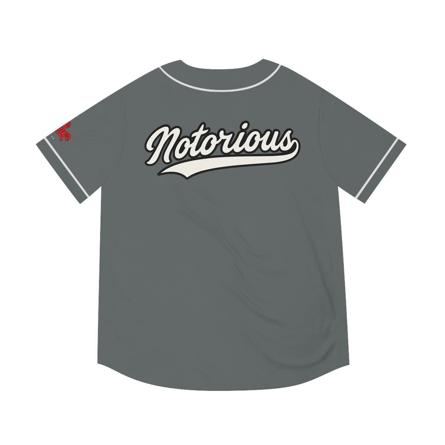 'Notorious' - Unisex Dark Grey Jersey