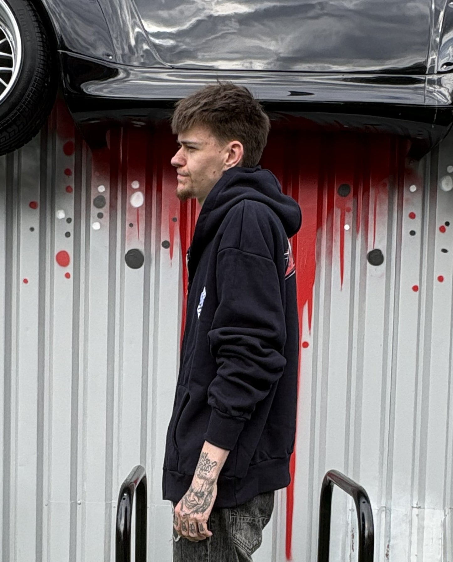 Fortune Favours The Fast - Premium Double-Zip Hoodie