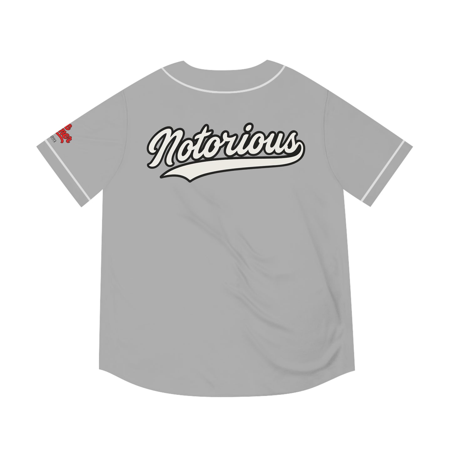 'Notorious' - Unisex Light Grey Jersey