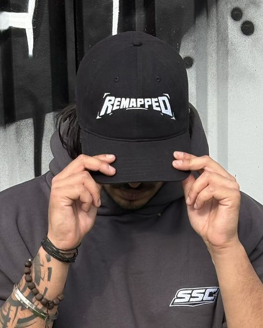 REMAPPED - Embroidered Cap (Black)