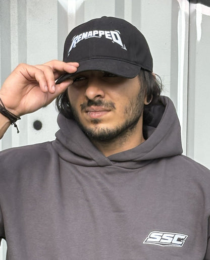 REMAPPED - Embroidered Cap (Black)
