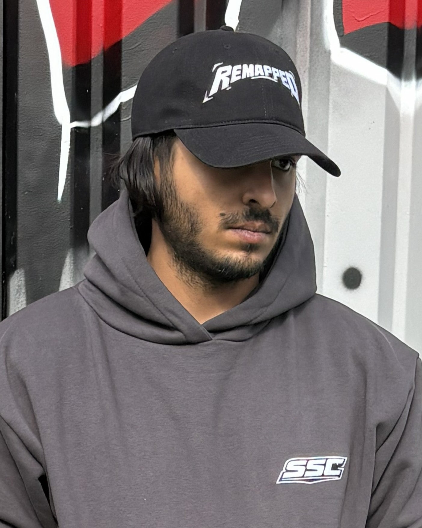 REMAPPED - Embroidered Cap (Black)