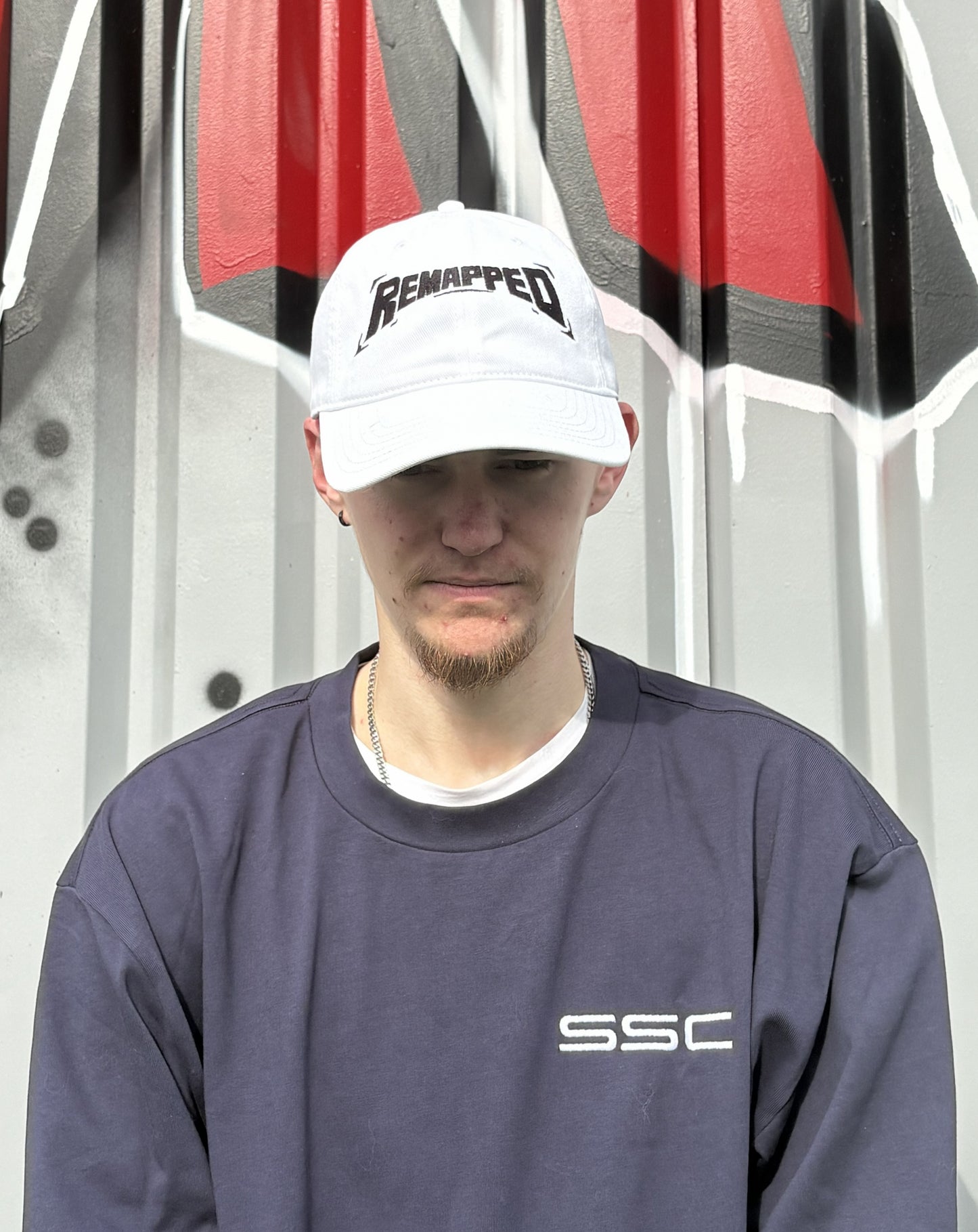 REMAPPED - Embroidered Cap (White)