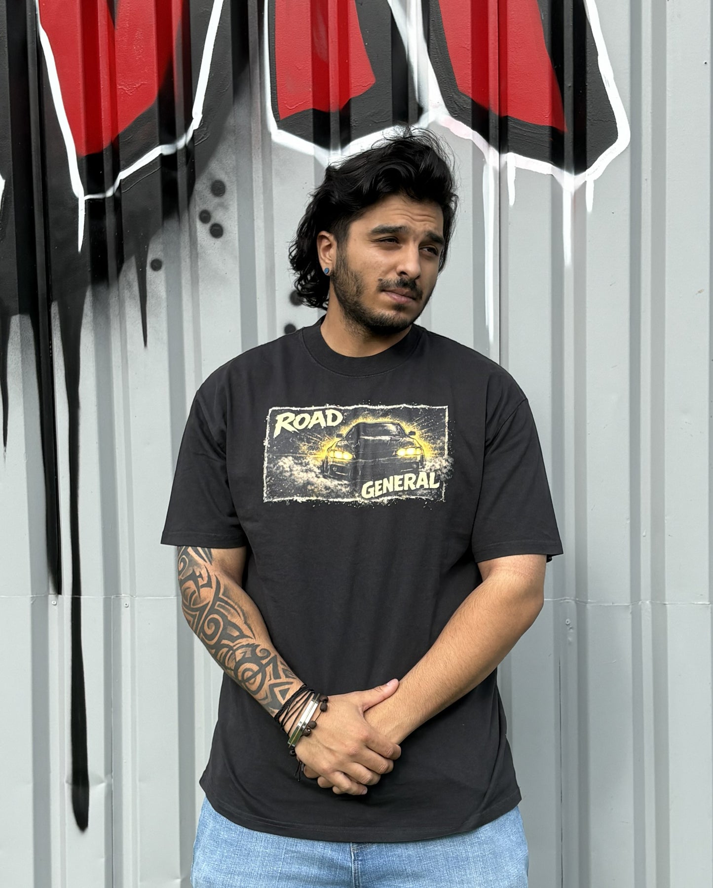 Road General - Oversized Faded Tee