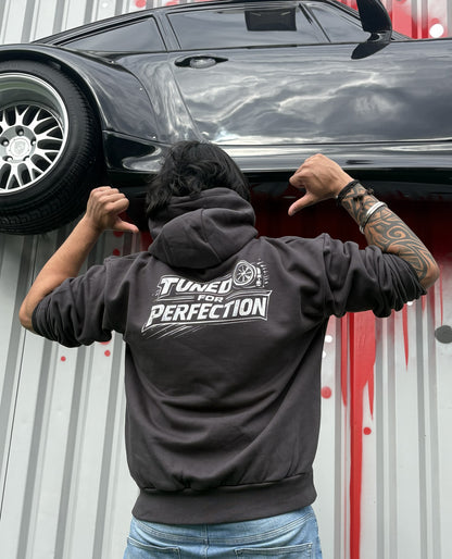 Tuned For Perfection - Heavyweight Boxy Fit Hoodie